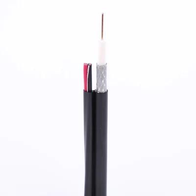 Factory Competitive Price Coaxial Cable Rg59 RG6 with Power