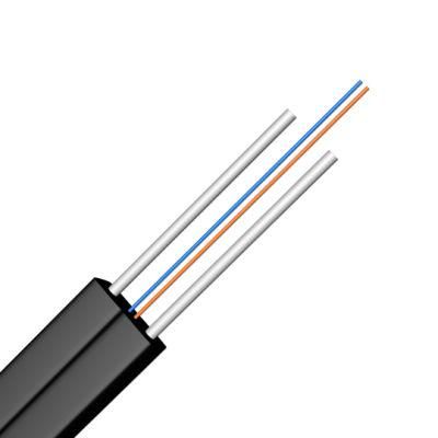 1/2 Cores Single Model Communication FTTH Fiber Optical Network Drop Cable with Steel Wire