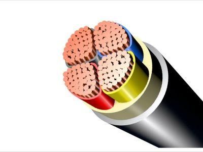 0.6/1kv 4 Core 4 X 120 mm Cu/XLPE/PVC Copper Conductor Insualted PVC Sheathed Power Cable