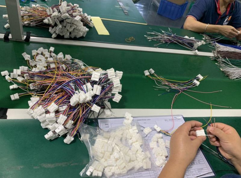 OEM&ODM Service Factory Provide Jst Origainal Connector Wire Harness with Automatic Wire Cutting Machine