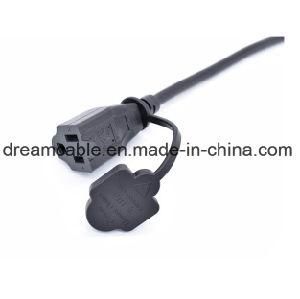 UL NEMA 5-15r Power Cord Female Plug with Dust-Proof Cover