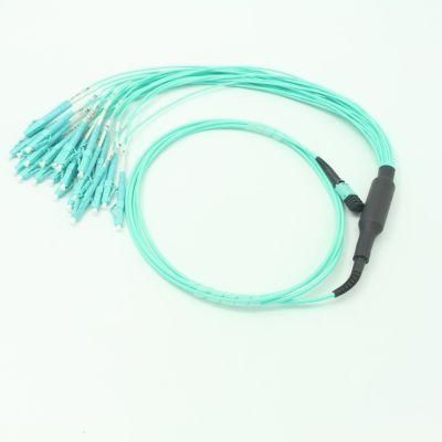 MPO (female) -LC 24 Fiber Optical Jumper Om3 with 5 Meters