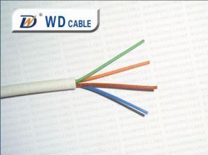 High Quality 2pairs Cable Solid Round Telephone Cable