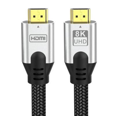 Certified HDMI 2.1 Version High Speed 48Gbps Support Dynamic HDR TDR 8K 60Hz 4K 120Hz Resolution HDMI Cable