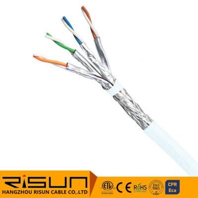 Factory Copper Low Loss Fast Speed SFTP Cable Cat7 AWG23