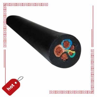 IEC 60245 Standard 300/500V H05rr-F Rubber Sheath Flexible Cable Kc Certification Power Cable 4X4mm2 Control Electric Wire Cable
