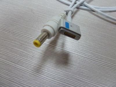 Exchange Converter with 5pins Magsafe2 T Head and 5.5X2.5mm Male Connector for Apple MacBook Chargers