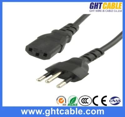 Power Cord &amp; Power Plug for PC Using/Copper Cable with Low Price