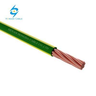 35mm Green &amp; Yellow Insulated Stranded Copper Conductor Ground Cable
