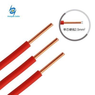 1 Core 1.5mm 2.5mm 4mm Copper Flexible PVC Wire Cable Price
