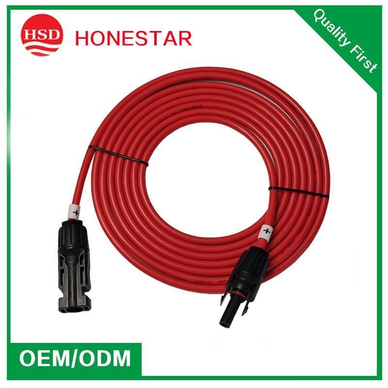 Waterproof Solar Connector Extension Cable for Photovoltaic Energy System