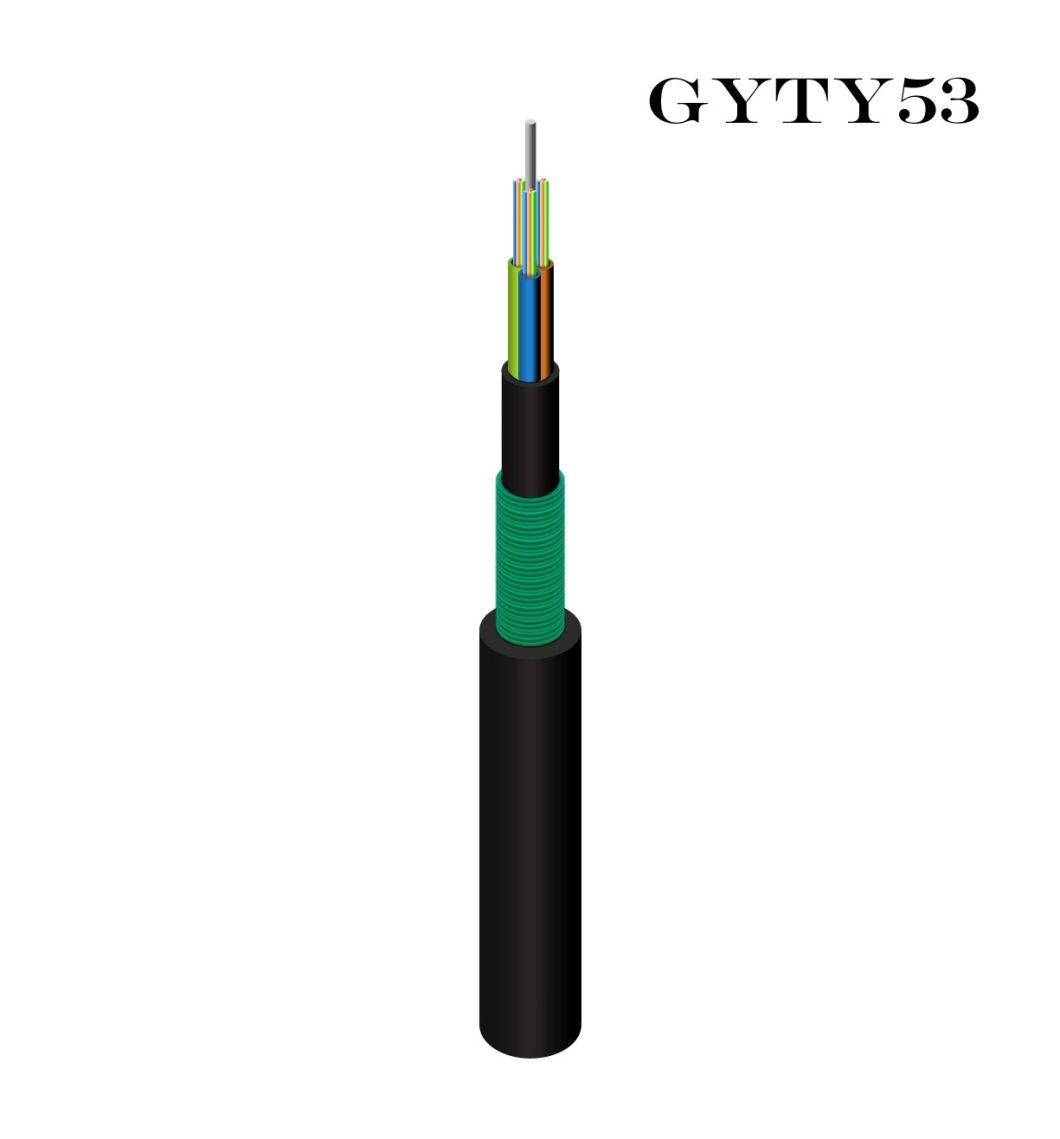 29 Years Manufacturing GYTY53 Armor Stranded Loose Tube Fiber Optic Cable