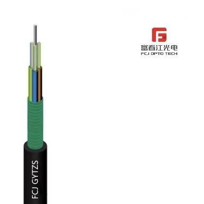 PE Sheath and Flame-Retardant Gytzs Outer Fiber Optic Cable with Layer Filling Loose Tube and Steel