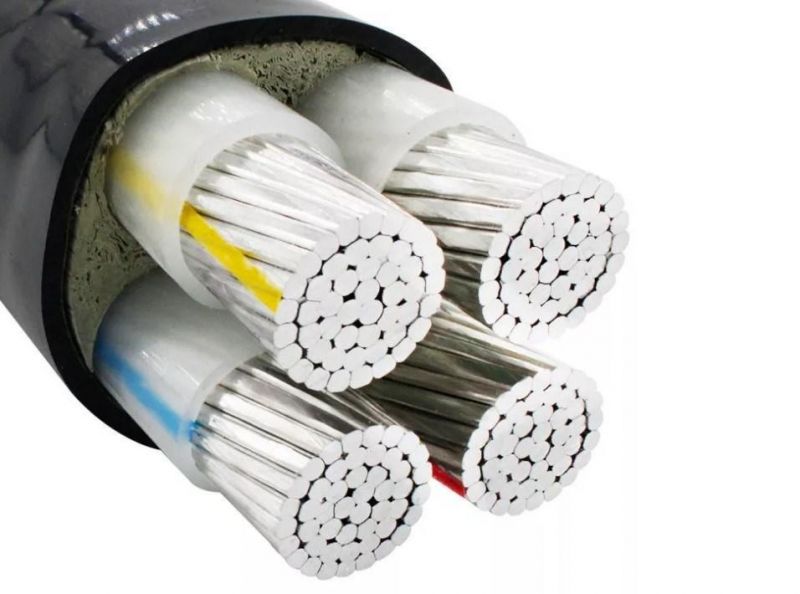 3*50mm2 1-5 Cores Aluminum Yjlv Armoured Cable Wire