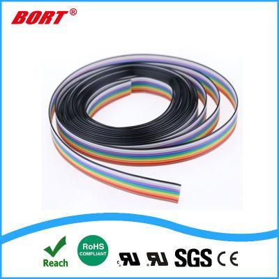 10pin Wire Rainbow Color Flat Ribbon Wire LED Cable