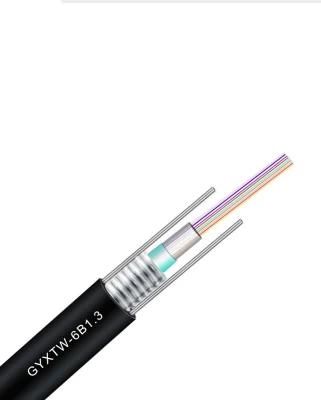 Outdoor Central Tube Fiber Optic Cable GYXTW Single Mode Optical Cable 2-12 Core Fiber Cable