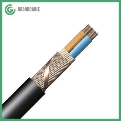 Low Voltage Single Core Power Cable 2X25mm2 N2XCH CU/XLPE/CWS/LSF 0.6/1kV