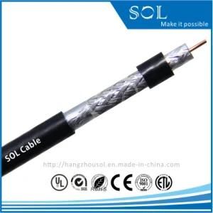 High Quality 75ohm Tri Shield Coaxial Cable (RG6) for Communication