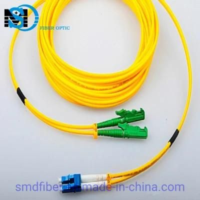 Duplex E2000/Upc-LC/Upc Fiber Optic Patch Cord for FTTH