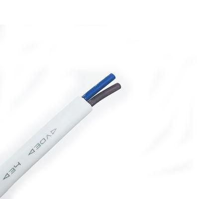 H03VV-F 2*0.5mm2 2*0.75mm2 Flexible Cord Outer Sheath of PVC Copper Conductor