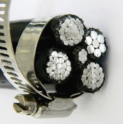 XLPE Insulated Aluminum Conductor Twisted Aerial Bundle Cable ABC Cable