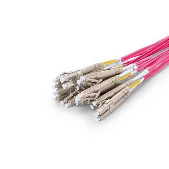 Customized Breakout Cable 24-144 Fibers MTP 24 Om4 Multimode Fiber Optical Patch Cord