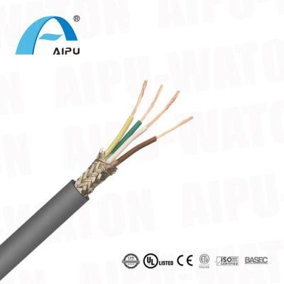 10X22AWG Foil and Briad Screened Halogen-Free Jacket RS232 Instrumentation Cable