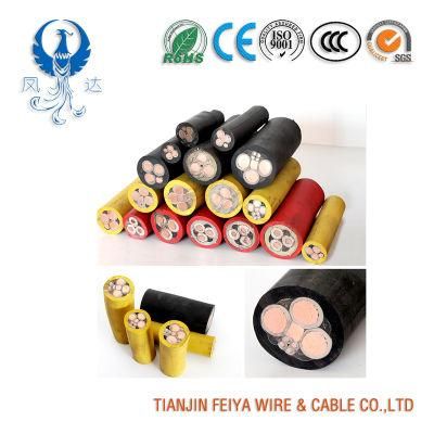 Type MP-Gc Three-Conductor Medium Voltage 5kv Mine Power Feeder Cable CPE Sheath Power Mining Cable