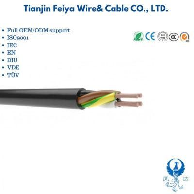 Nyy VDE Standard H05rr-F H05rn-F H07rn-F Flexible Rubber Cable Aluminium Control Electric Coaxial Waterproof Rubber Wire Cable