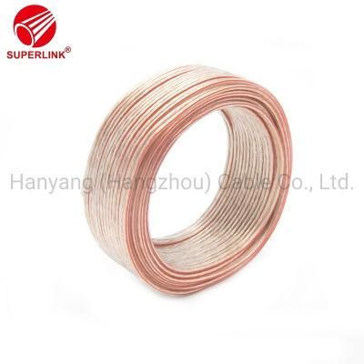 Red and Black Speaker Cable 18AWG PVC Material Oxygen-Free Copper Wire Customized for Concert Home Theater
