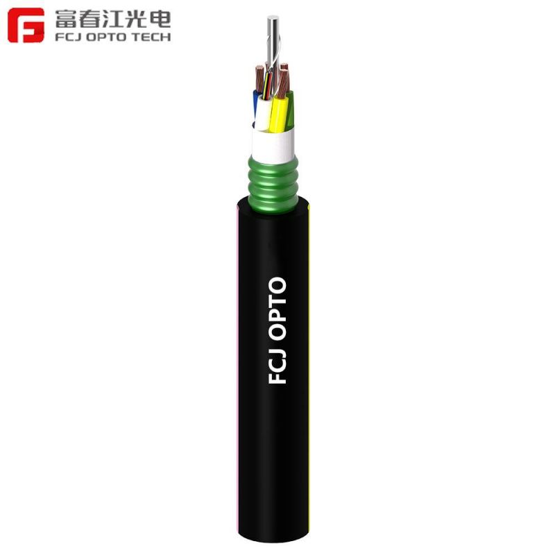 Cyta Outdoor Single Mode 4f 8f 12f 24f Core G652D GYXTW Loose Tube Armour Fiber Optical Cable