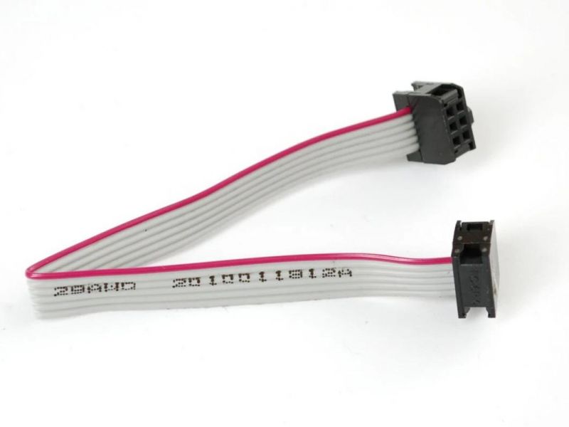 IDC 6 Pins Connector Flat Ribbon Cable Female Connector