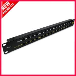 19 Inches Mountable 10/100/1000M 24 Port PoE Switch Panel