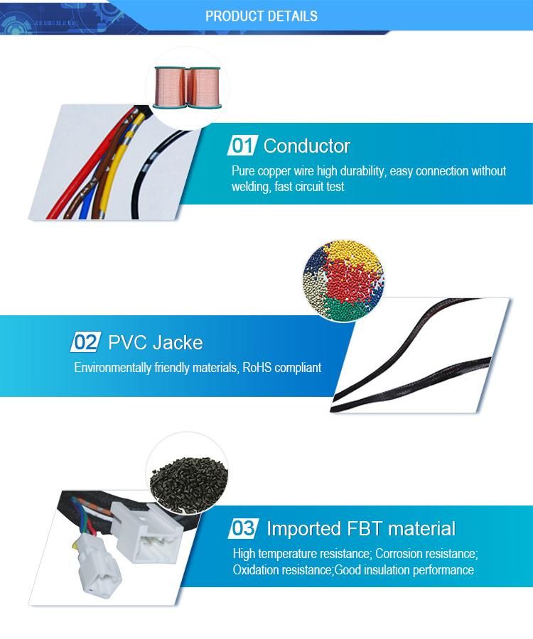 OEM Auto Wire Harness Cable Assembly for Audio System