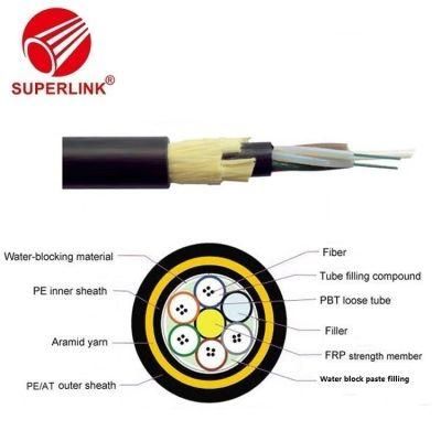 Outdoor Optical Fiber Cable Self-Supporting Fiber Optic Cable ADSS