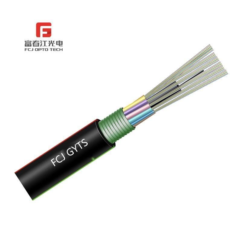 Steel Tape Layer Loose Tube Outdoor Fiber Optic Cable GYTS