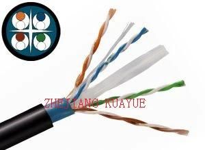 CAT6 Cable F/Utpcat6 Outdoor 4X23AWG +PE Jacket/ Wire
