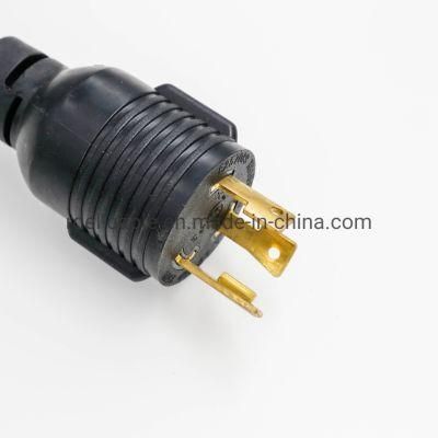 USA Twist Lock Plug NEMA L5-15p Locking Power Cord Cable UL Roj End