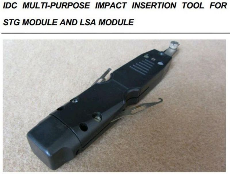 for Krone/Pouyet/Quante Punch Tool (3 In 1 -Block) IDC Multipurpose Impact Insertion Tool for Stg Module and Lsa Module