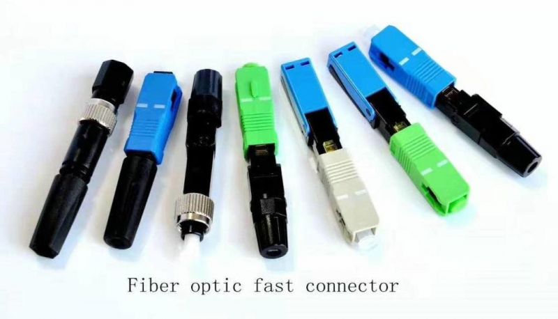 Sc/ APC Endface Type and Singlemode Fiber Type Fiber Quick Connector