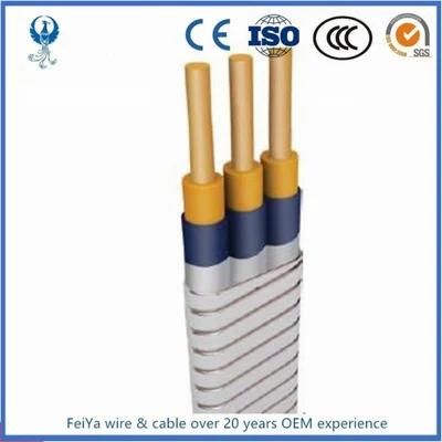 Galvanized Steel Tape Interlocked Submersible Oil Pump Cable