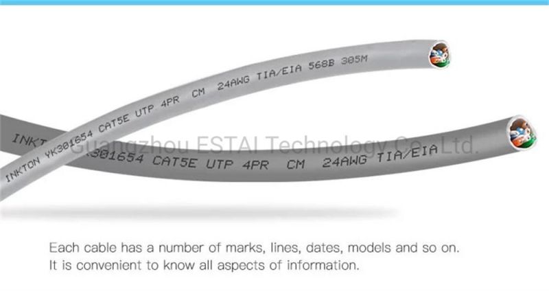 Best Price Factory UTP 4pairs Cat 5e Cable 305m Cat5e Communication Cable