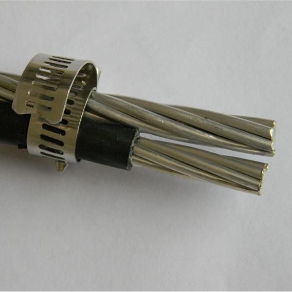 Shepherd Duplex, ACSR Messenger 6AWG XLPE LLDPE Aerial Cable for Overhead Transmission Line