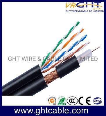 Network Communication Cable RG6 Coaxial Cable Combined UTP Cat5e Cable