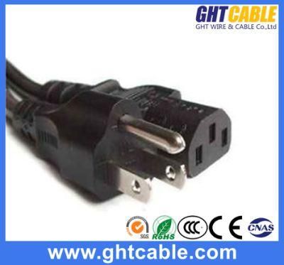 Power Cable/Power Cord Bare Copper Black PVC/PE