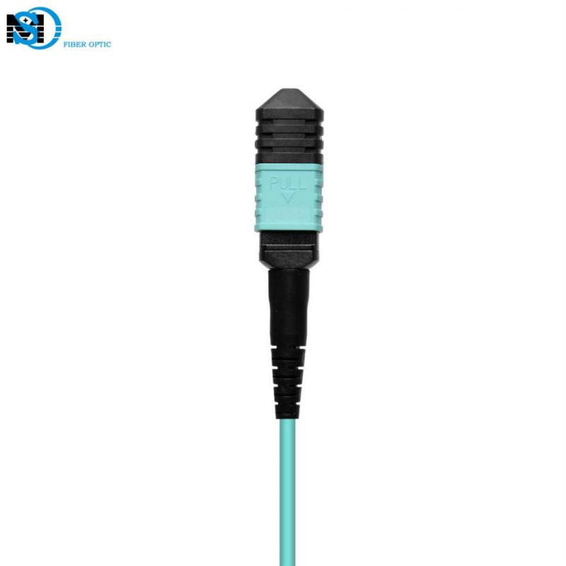 PVC Om3 MPO-LC/Upc Optical Fiber Cable