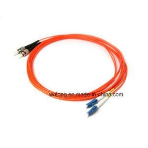 Multi-Mode LC-St 3.0mm Duplex Optic Fiber Patch Cord