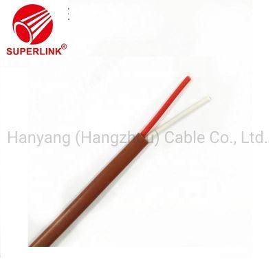 Thermostat Control Cable Brown Rubber/PVC Jacket Electric Wire 18AWG Tc / Cu / CCA Conductor