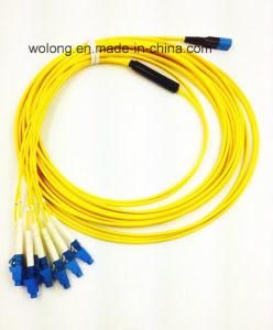Sm MPO-LC Multi Core Fiber Optic Patch Cord