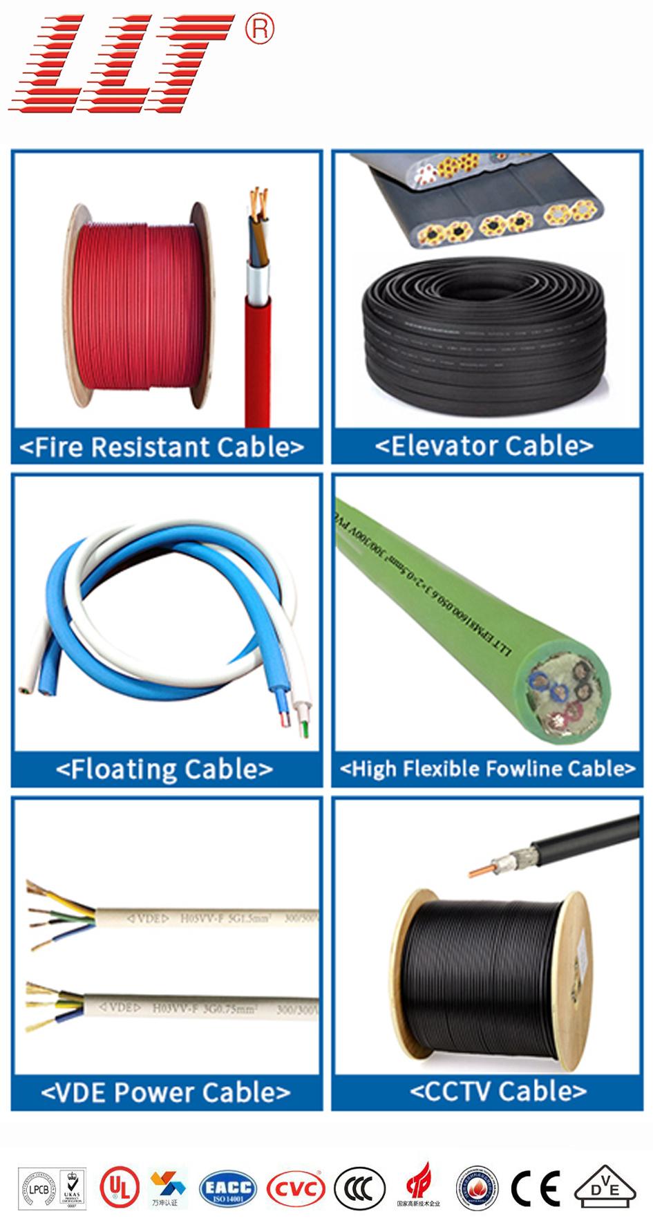 Cwz Fire Resistant Cable 2c 1.5mm Certified Fire Alarm System Metal Detector